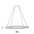 Pendente Inis Led Bella Iluminação Dourado