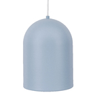 Pendente Interno 1 Lâmpada Azul Metal Redondo Attena
