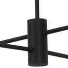 Pendente Interno 4 lâmpadas Preto Alumínio Xis Auremar