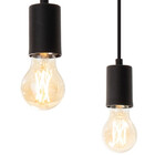 Pendente Itamonete Socket Preto 1xe27 0136/1 Pt