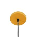 Pendente Jabuti Meia Lua Dourado Com Globo Branco Fosco 1 Lâm
