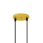 Pendente Jabuti Seven Na Cor Dourado Para 7 Lâmpadas E-27