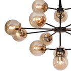 Pendente Jabuticaba Orbe Preto/dourado Nordecor 2072