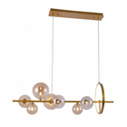 Pendente Janor Dourado Led 3000k 18w Bivolt Nordecor 2272