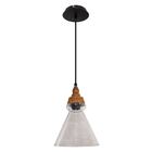 Pendente Java Vintage Madeira Metal Vidro Newline St1505