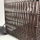 Pendente Junco Quadrado 35cm - Tabaco