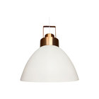 Pendente King Em Alumínio - Branco/cobre Duo Color