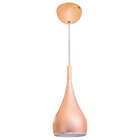 Pendente Kon Metalizado COBRE Gota Indiano Bella Iluminação K