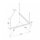 Pendente L Linea Bella Italia 220v Preto