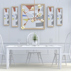 Pendente Leblon Rose Gold Rm002r Bella + 7 LED G95 Br. Quente