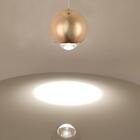 Pendente Led 10cm Vidro Dourado 7w 3000k 7000lm Branco Quente