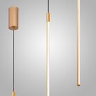 Pendente Led 12w 2700k Tenues Alumínio 120cm Dourado Fosco Ma