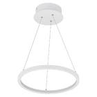 Pendente LED 18W Luz Amarela Branco Alumínio e Plástico Bivolt Orluce