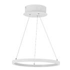 Pendente LED 18W Luz Amarela Branco Alumínio e Plástico Bivolt Orluce
