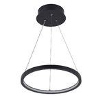 Pendente LED 18W Luz Amarela Preto Alumínio e Plástico Bivolt Orluce