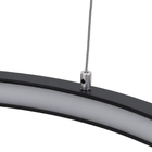 Pendente LED 18W Luz Amarela Preto Alumínio e Plástico Bivolt Orluce