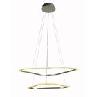 Pendente Led 1x66w 3000k 3960lm Nuvola Bella Iluminação Prata