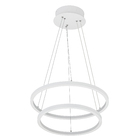 Pendente LED 46W Luz Amarela Branco Alumínio e Plástico Bivolt Orluce