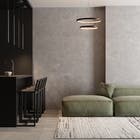 Pendente LED 46W Luz Amarela Preto Alumínio e Plástico Bivolt Orluce