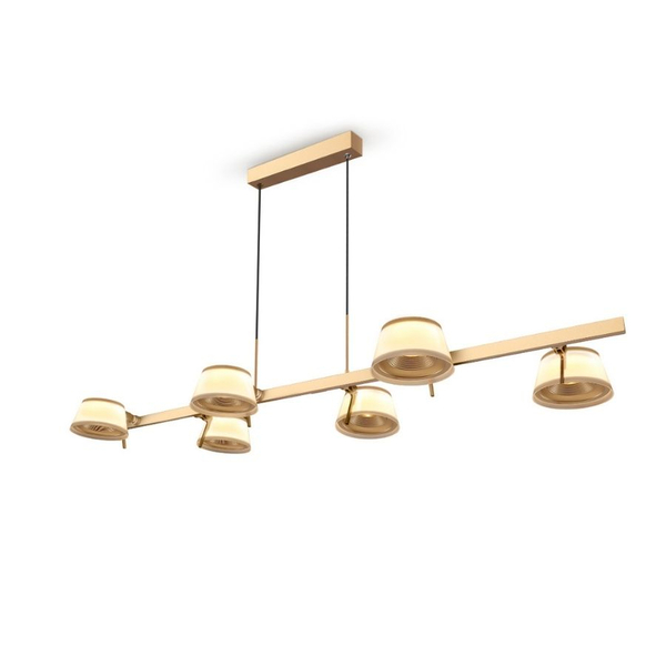 Pendente Led Audace Retangular 3000k 30w Bivolt 120cm Alumíni