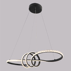 Pendente Led Bie Cristal Preto