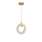 Pendente Led Cristal Rose 20cm 6w 3000k Branco Quente Bivolt