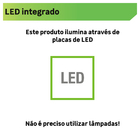 Pendente LED Cromado Metal Rain New Line