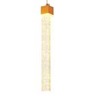 Pendente Led Dourado 30cm 5w 3000k 250lm Branco Quente Bivolt