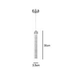 Pendente Led Dourado 30cm 5w 3000k 250lm Branco Quente Bivolt