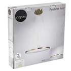 Pendente LED Dourado Metal Anel Inspire