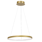 Pendente LED Dourado Metal Anel Inspire