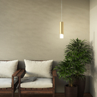 Pendente LED Dourado Metal Pupuhi Inspire