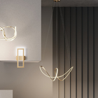 Pendente LED Metal Dourado Potenza Gmh