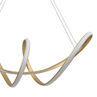 Pendente LED Metal Dourado Potenza Gmh