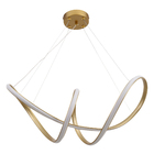 Pendente LED Metal Dourado Potenza Gmh