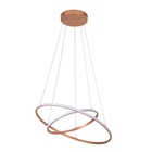 Pendente Led Inverse 2 Modulos Cobre