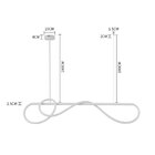 Pendente Led Ivair Ori Branco 27w 3000k Bivolt 2178