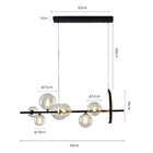 Pendente Led Janor Preto