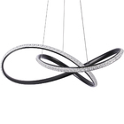 Pendente Led Labra Cristal Preto