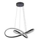 Pendente Led Labra Cristal Preto