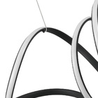 Pendente Led Lire Preto 58w 3000k Bivolt