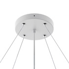 Pendente Redondo LED Luz 3 em 1 Branco