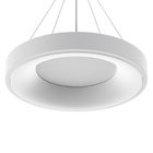 Pendente Redondo LED Luz 3 em 1 Branco