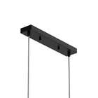 Pendente Linear LED Linear Luz 3 em 1 Preto