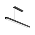 Pendente Linear LED Linear Luz 3 em 1 Preto Inspire