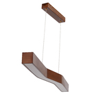 Pendente LED Marrom Metal Canoa Inspire