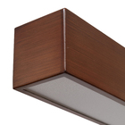 Pendente LED Marrom Metal Canoa Inspire