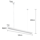 Pendente Led Otan 24w 4000k Branco