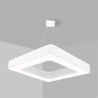 Pendente Led Otan Quadrado Branco 36w 3000k Bivolt