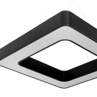Pendente Led Otan Quadrado Preto 36w 3000k Bivolt